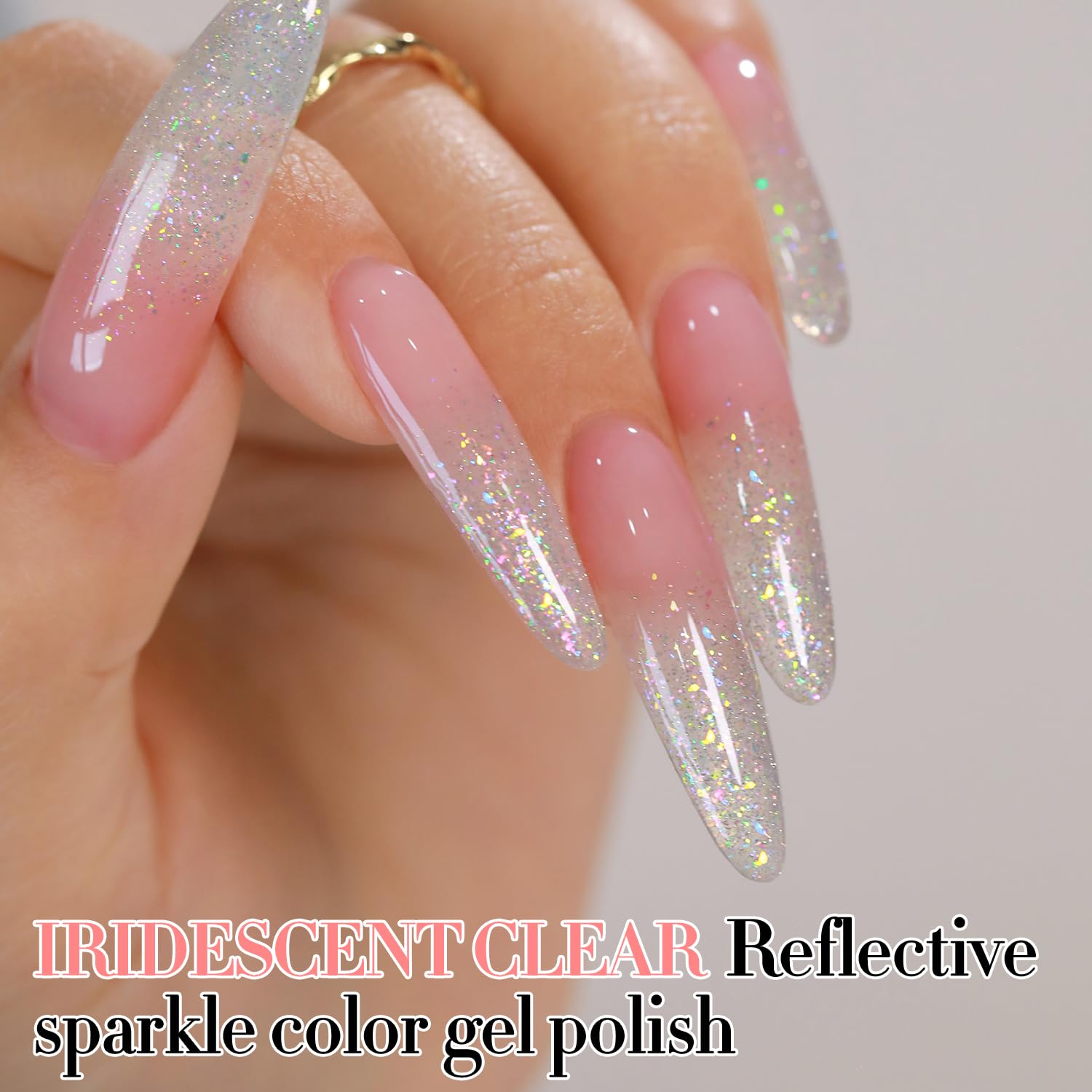 Double Rhythm Esmalte Gel Glitter: aplicación fácil para principiantes