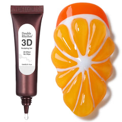 Double Rhythm gel de escultura 3D claro en botella para crear diseños nítidos en casa.