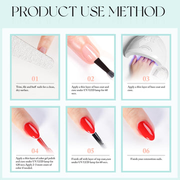 Durabilidad estimada de 28 días para manicura con Double Rhythm