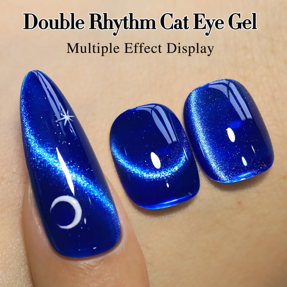 Imán de Double Rhythm para crear efecto ojo de gato en uñas.