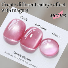 Double Rhythm Jelly Pink tono translúcido para diseños elegantes en uñas.