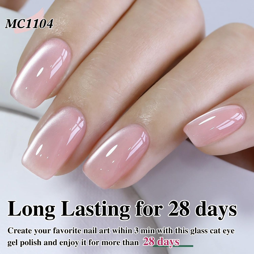 Double Rhythm Jelly Pink Nude 15ml ofrece color translúcido y brillo suave.