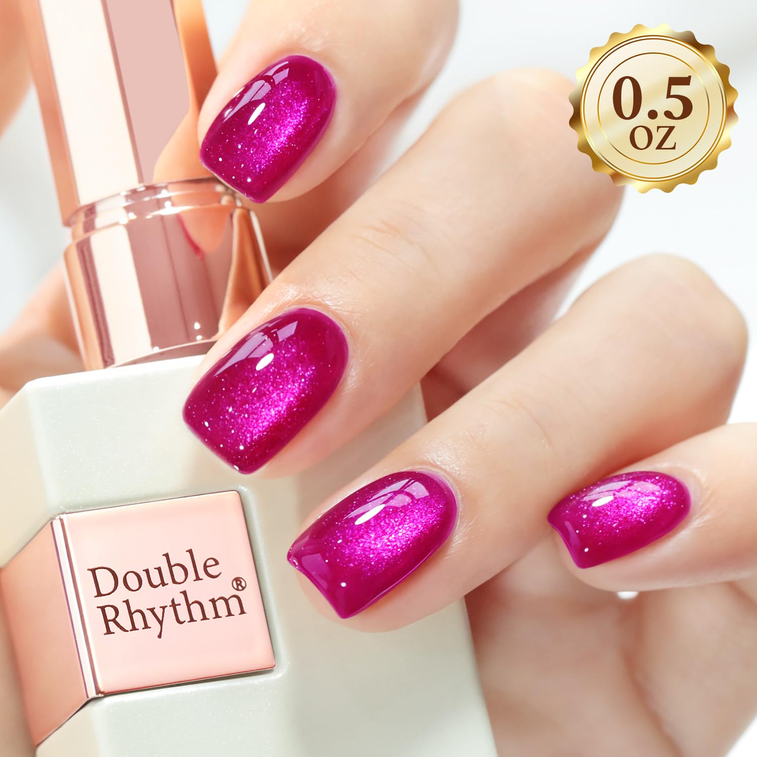Double Rhythm acabado duradero con resplandor sutil para uñas