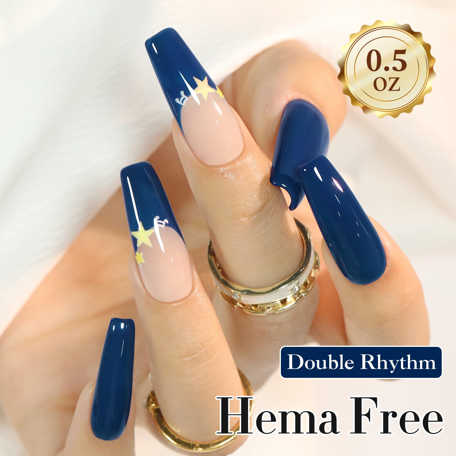 Double Rhythm sistema base y top coat para un acabado suave.