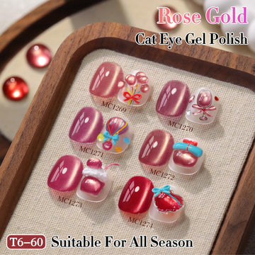 Double Rhythm: gel translúcido rosa café para looks sutiles.