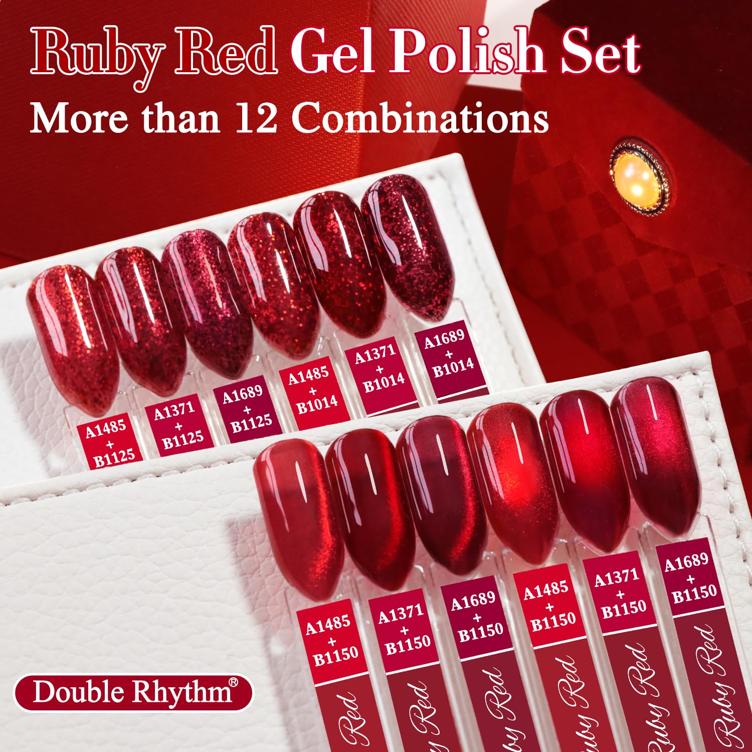 Double Rhythm gel vernis 15 ml, application facile pour débutants.