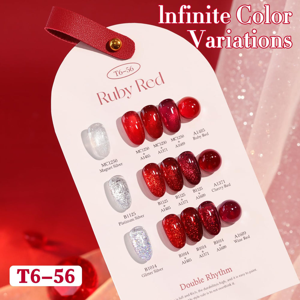 Double Rhythm vernis gel 15 ml, agitation facilitée par bain-mains chaud.