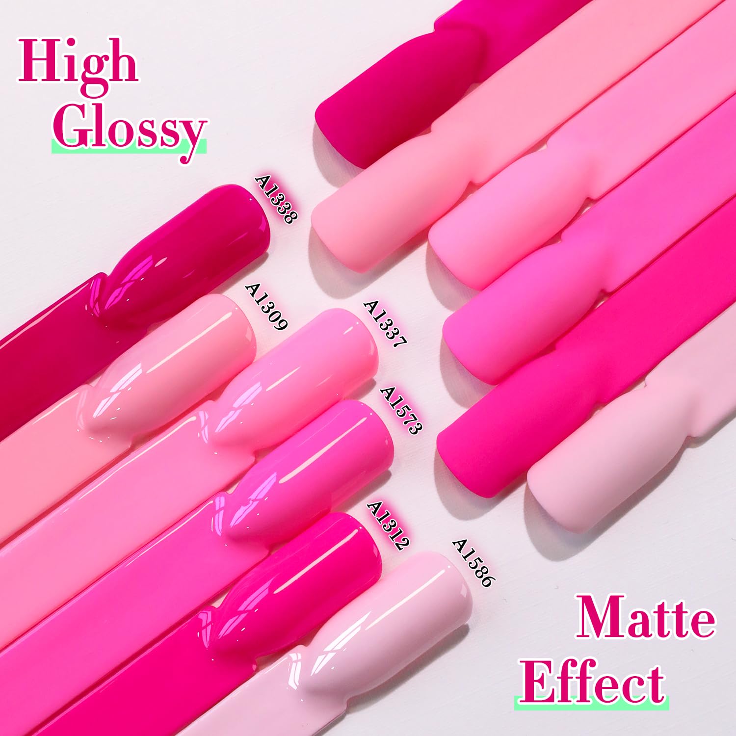 Double Rhythm ensemble vernis gel 6x15ml, options variées pour vos ongles.
