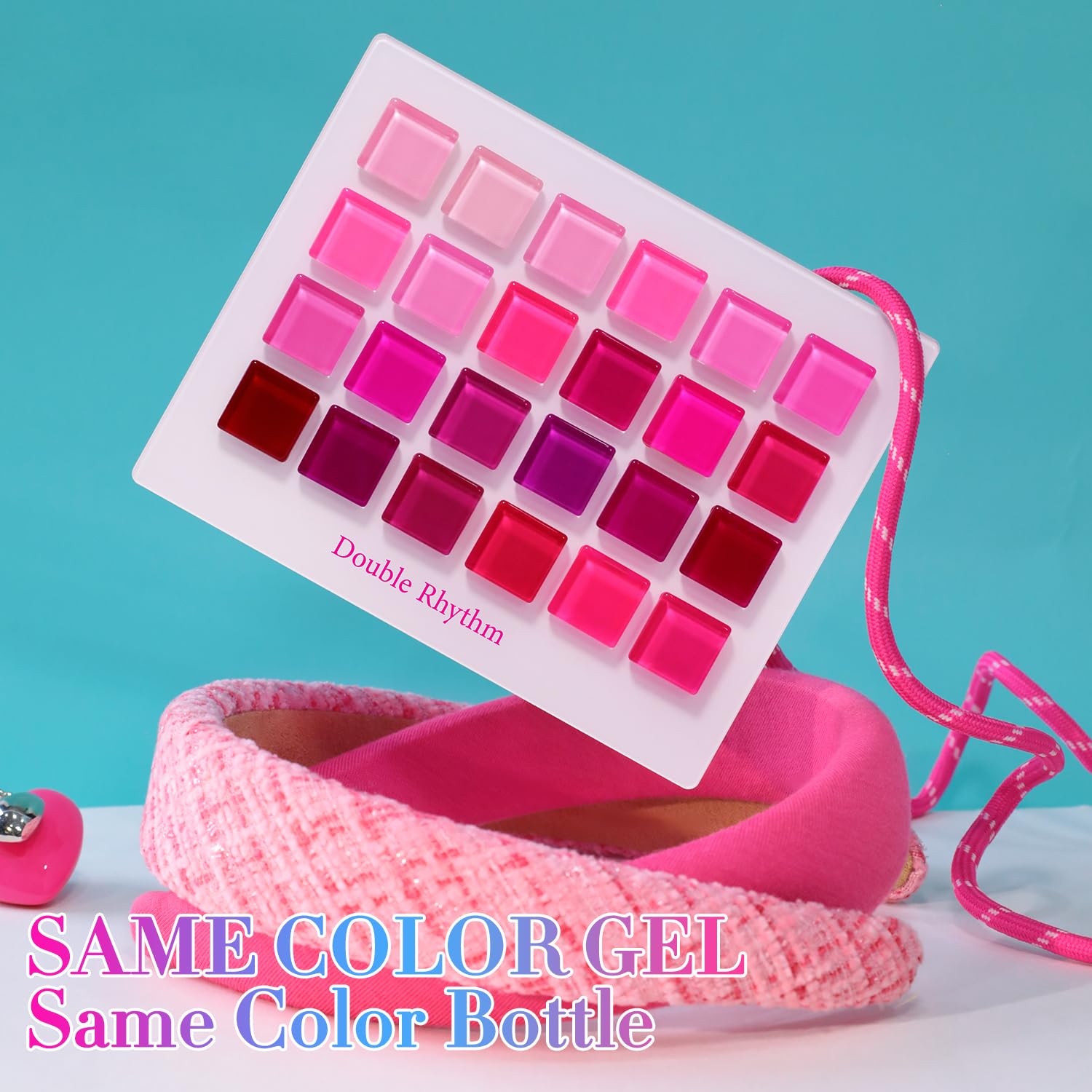 Vernis gel Double Rhythm non toxique, faible odeur et pigmentation élevée.