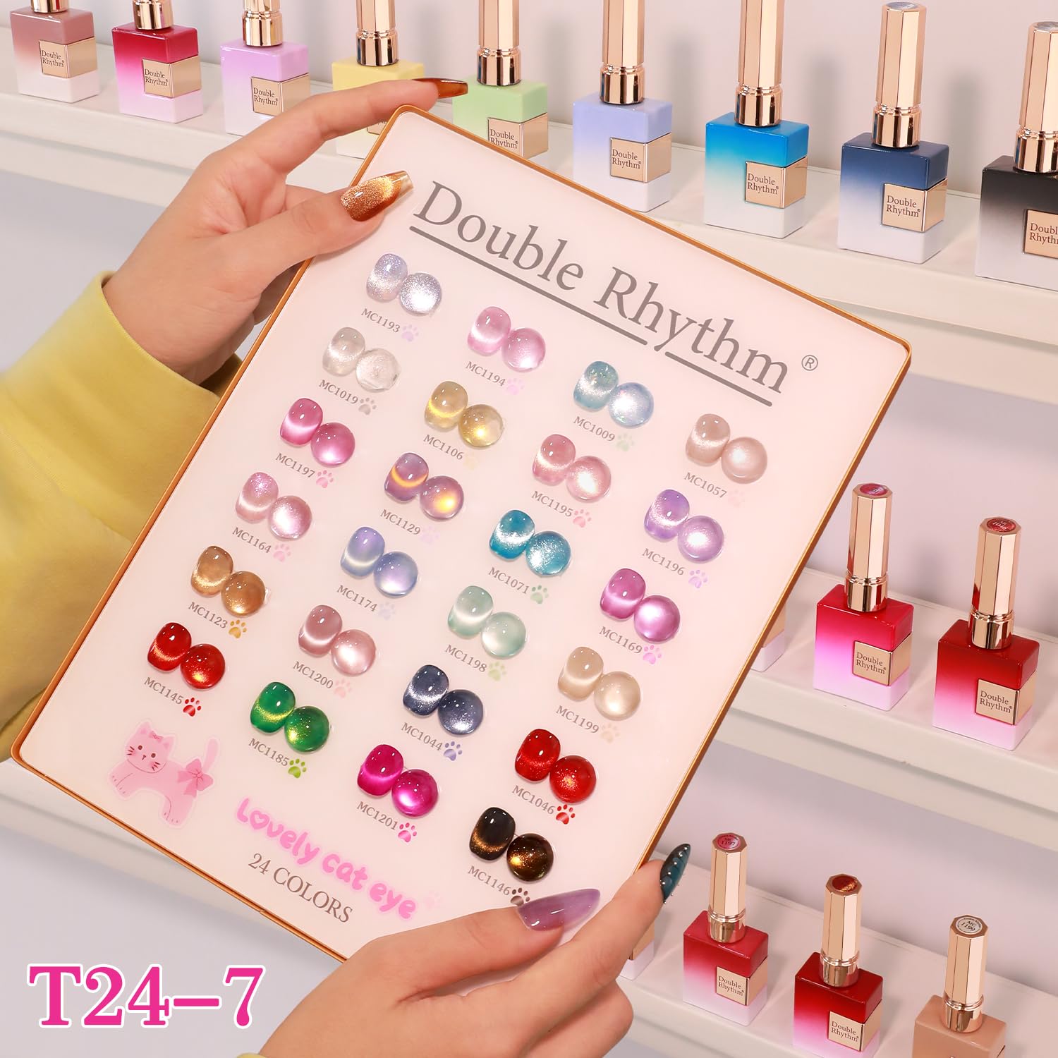 Pigmentation élevée Double Rhythm, couverture riche en une seule couche.