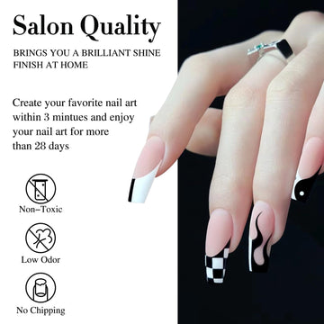 Aplicación suave en uñas reales con gel de doble color para acabado profesional.