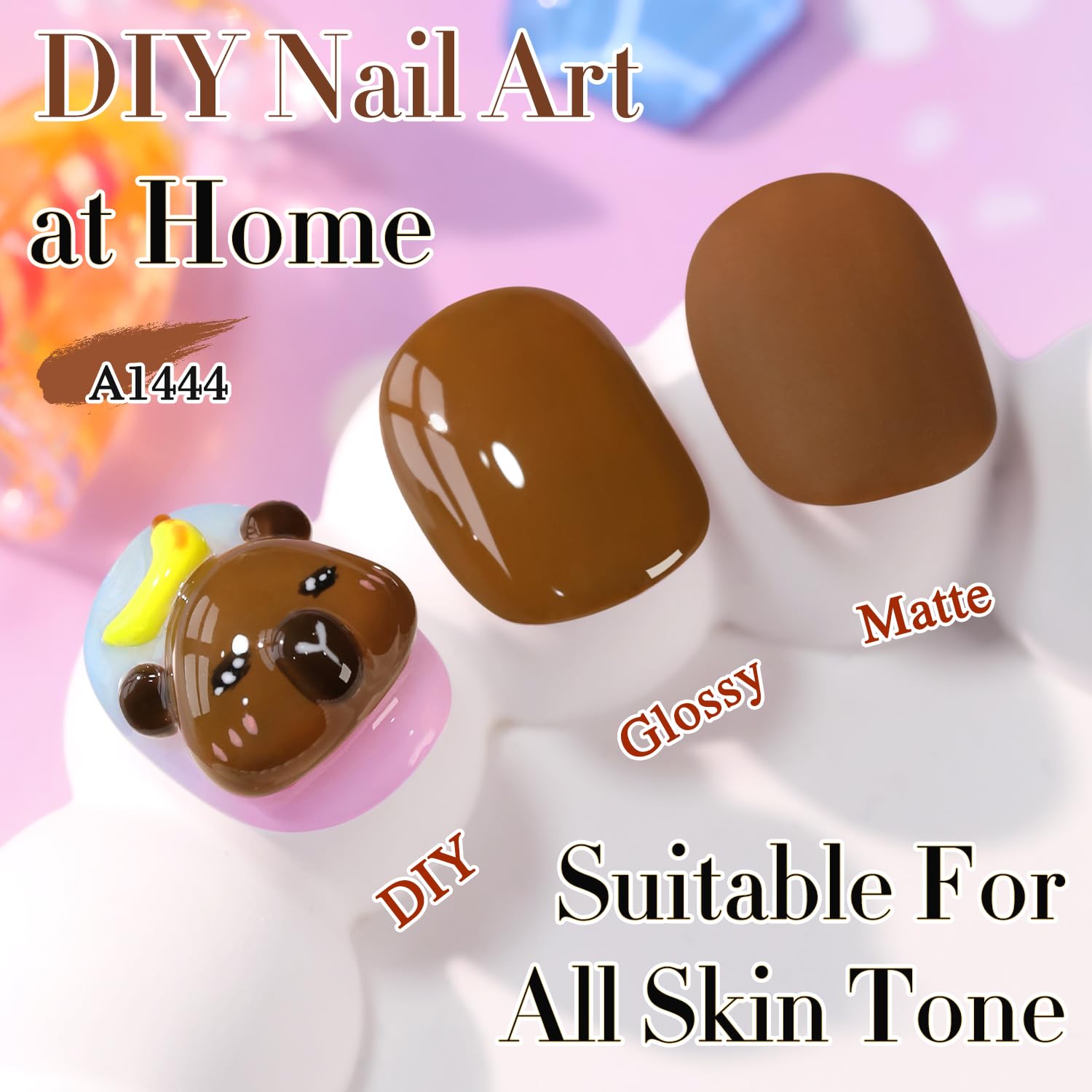 Doublerhythm aplicación suave del gel polish para uñas lisas y duraderas.
