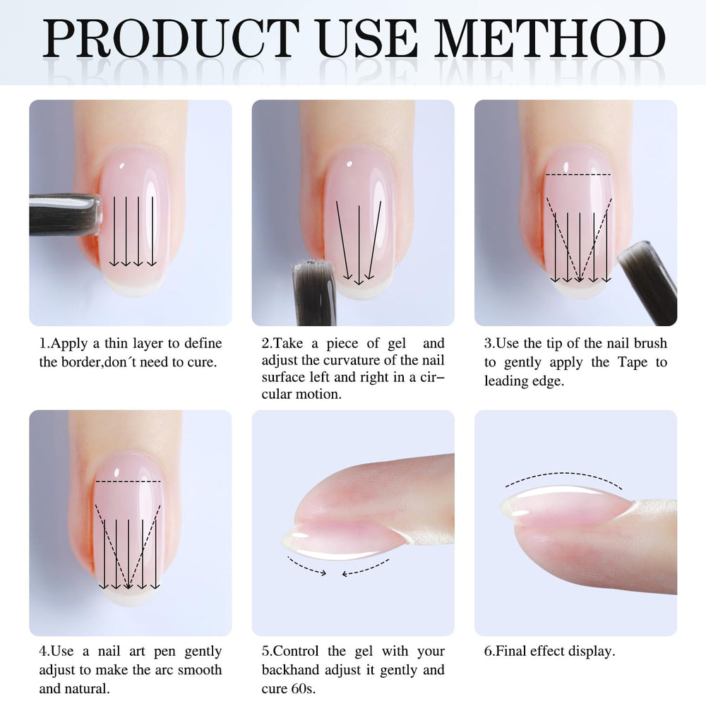 Curado rápido UV/LED con gel Double Rhythm para flujo de trabajo eficiente.
