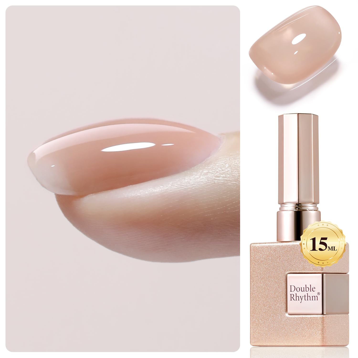Double Rhythm es esmalte gel claro para uñas con acabado natural.