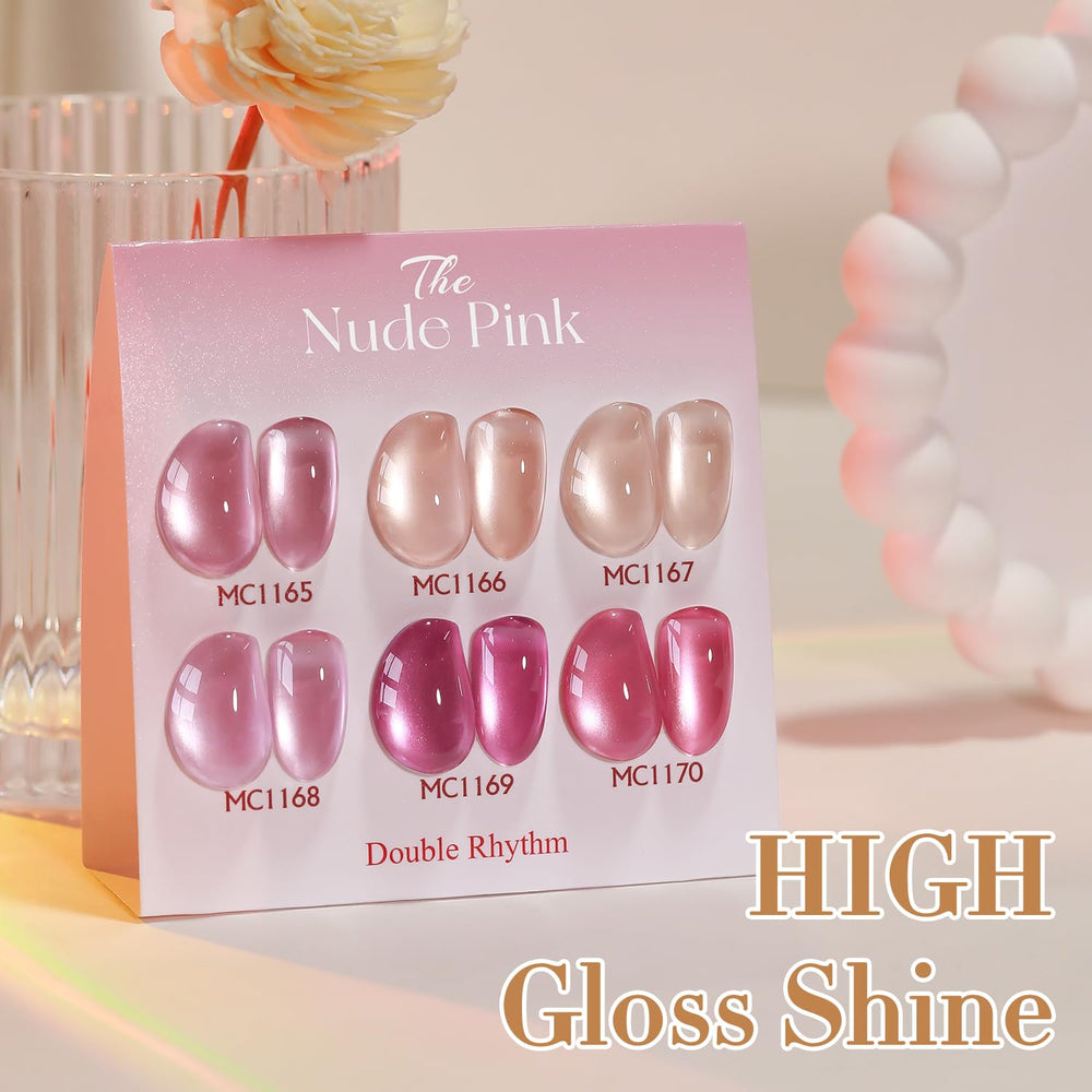 Combinación de base y color para estilo único en uñas.