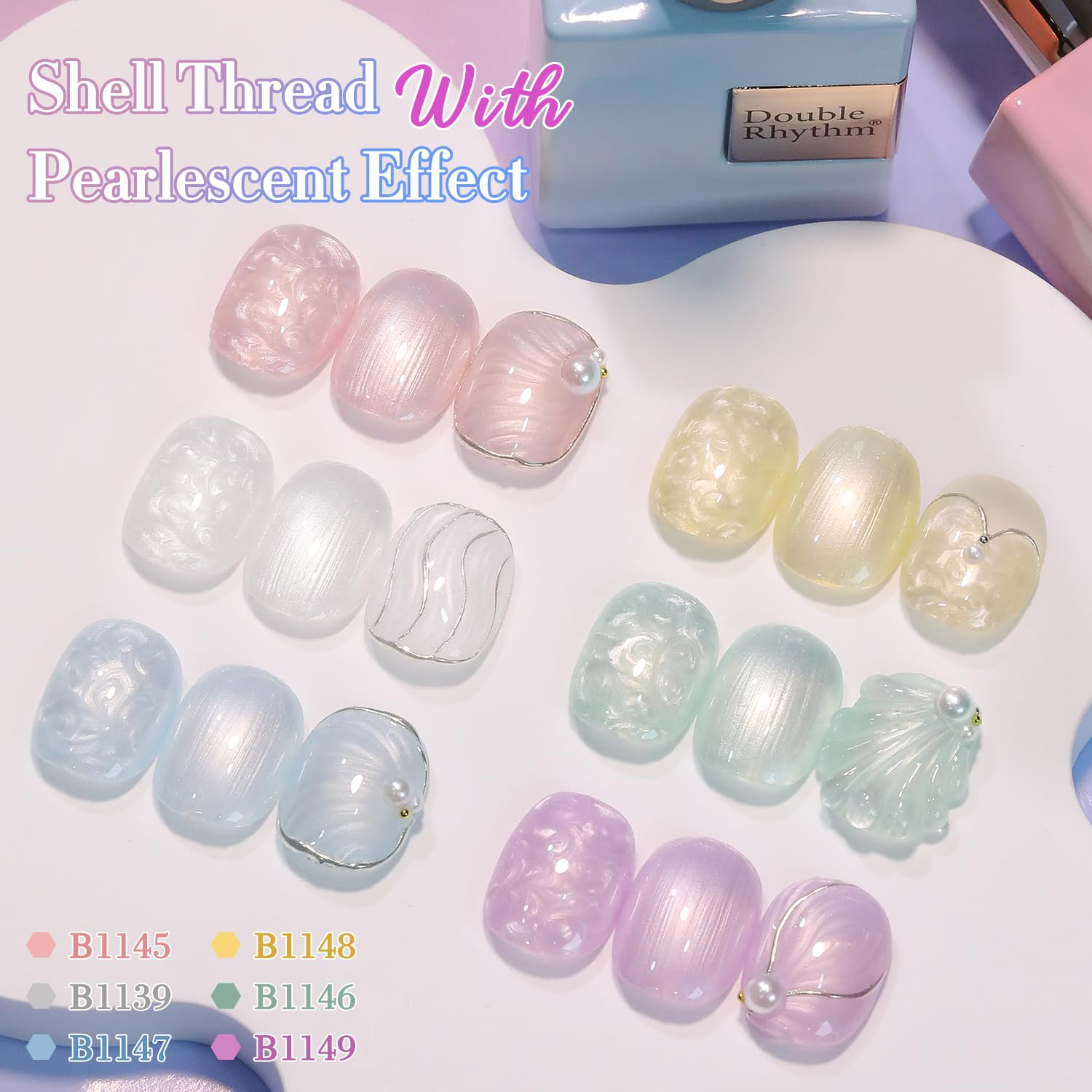 Doublerhythm esmalte gel para aplicación rápida en uñas