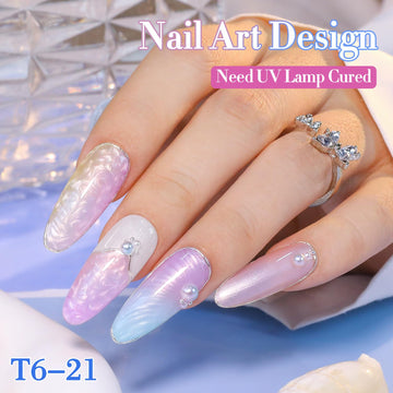 Doublerhythm gel tono azul-verde, ideal para manicure creativa en casa