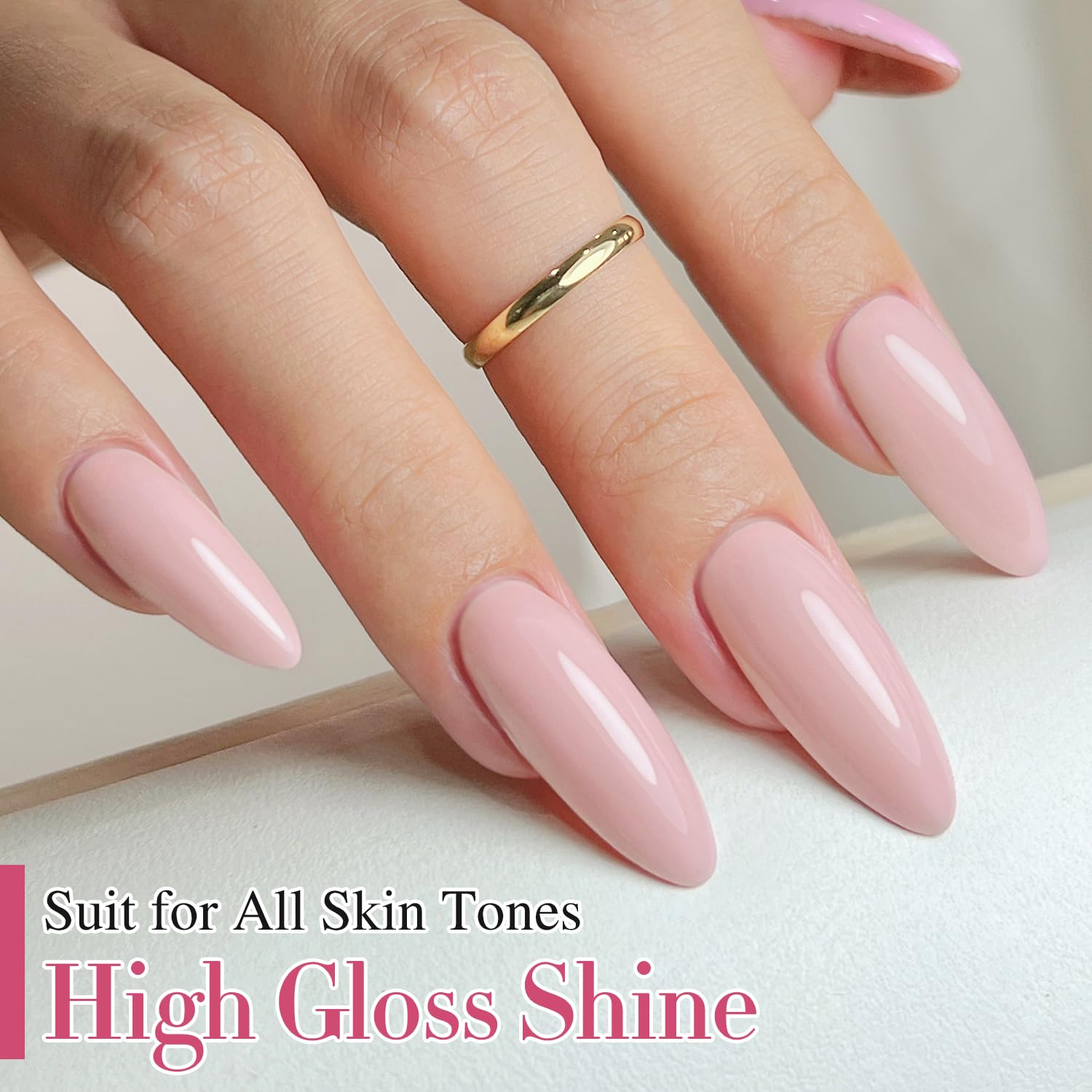 Double Rhythm gel uñas, duradero hasta 28 días con brillo constante