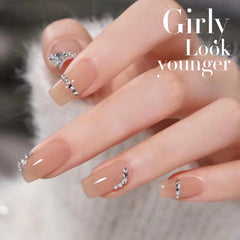 Fórmula saludable de Double Rhythm Jelly Nude con bajo olor para uñas cuidadas.