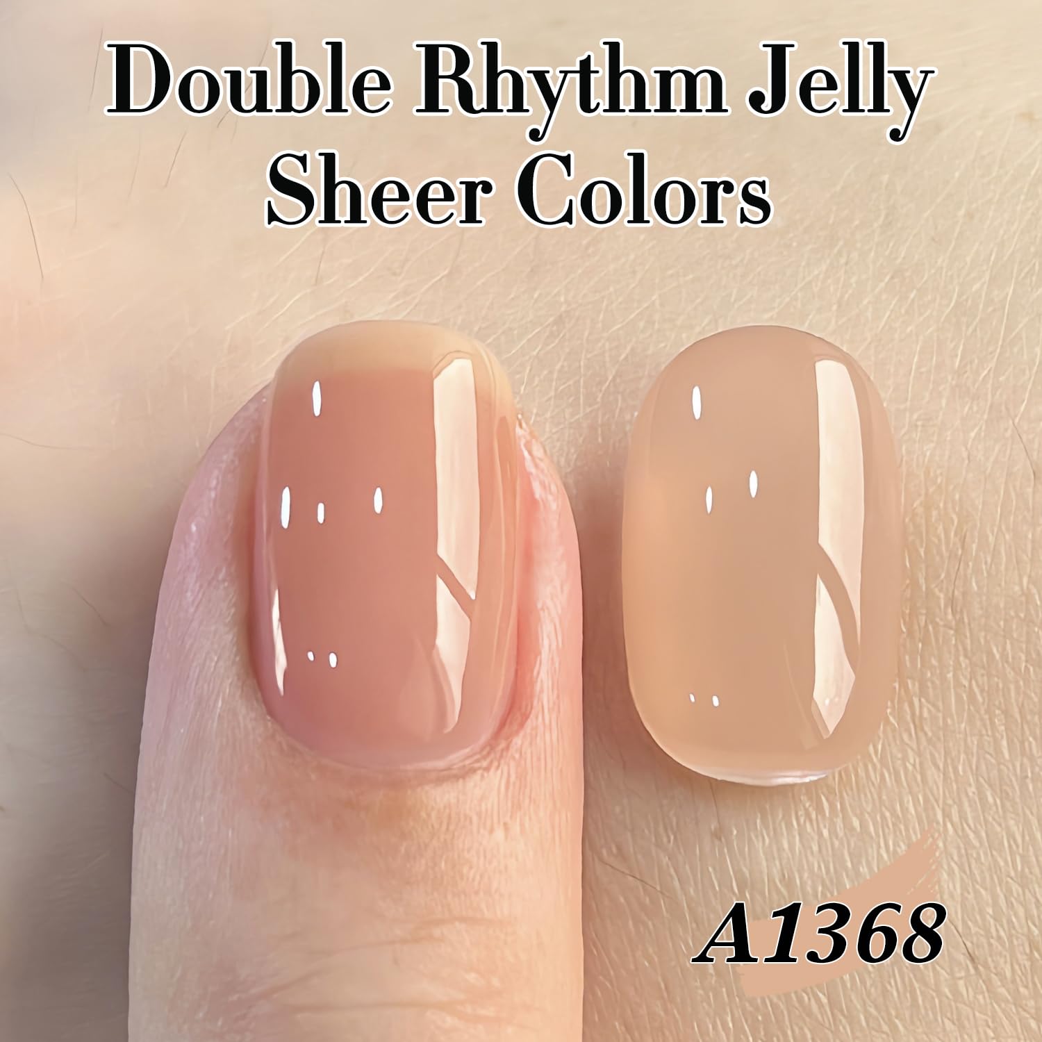 Colores brillantes de Double Rhythm Jelly Nude, ideales como regalo para ocasiones especiales.