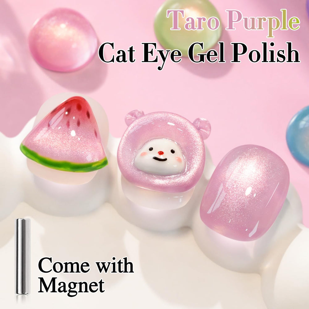 Double Rhythm: magneto para lograr efecto ojo de gato en uñas con holografía.