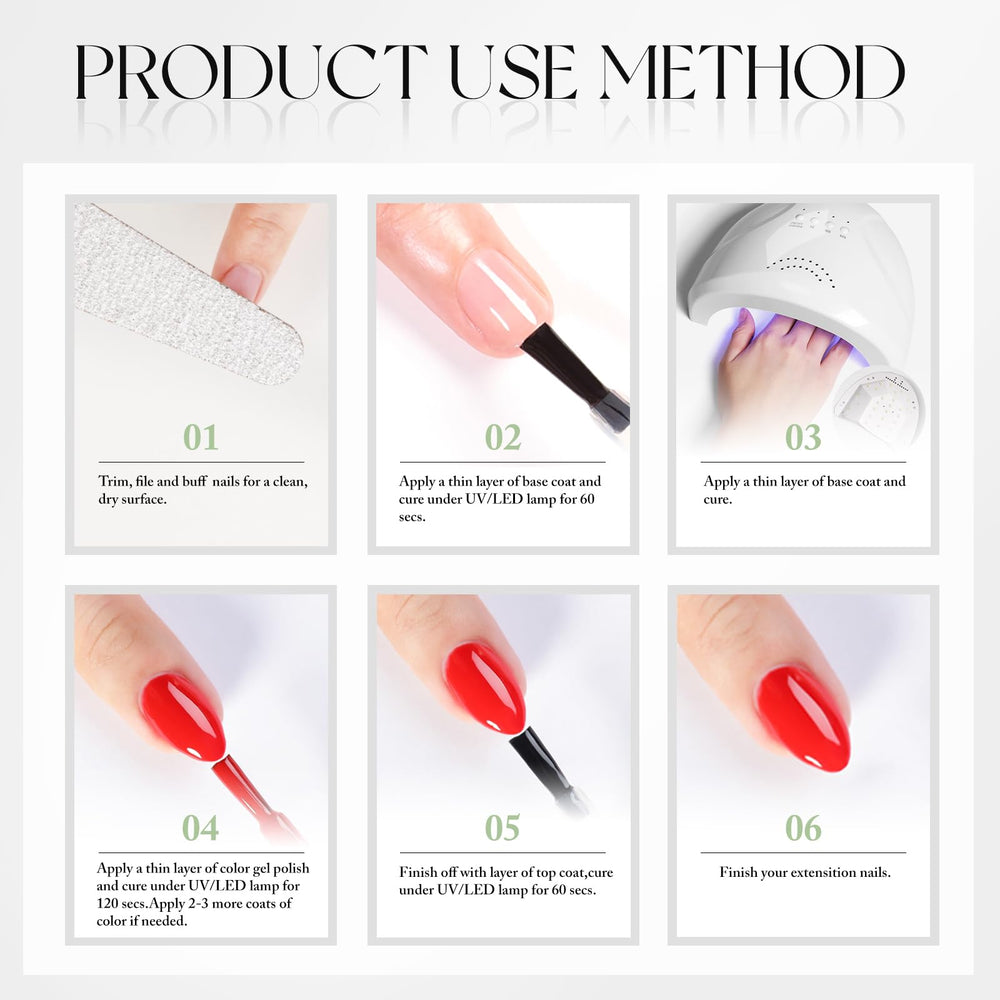Manos con manicura Double Rhythm Milky White para uso diario y fiestas.