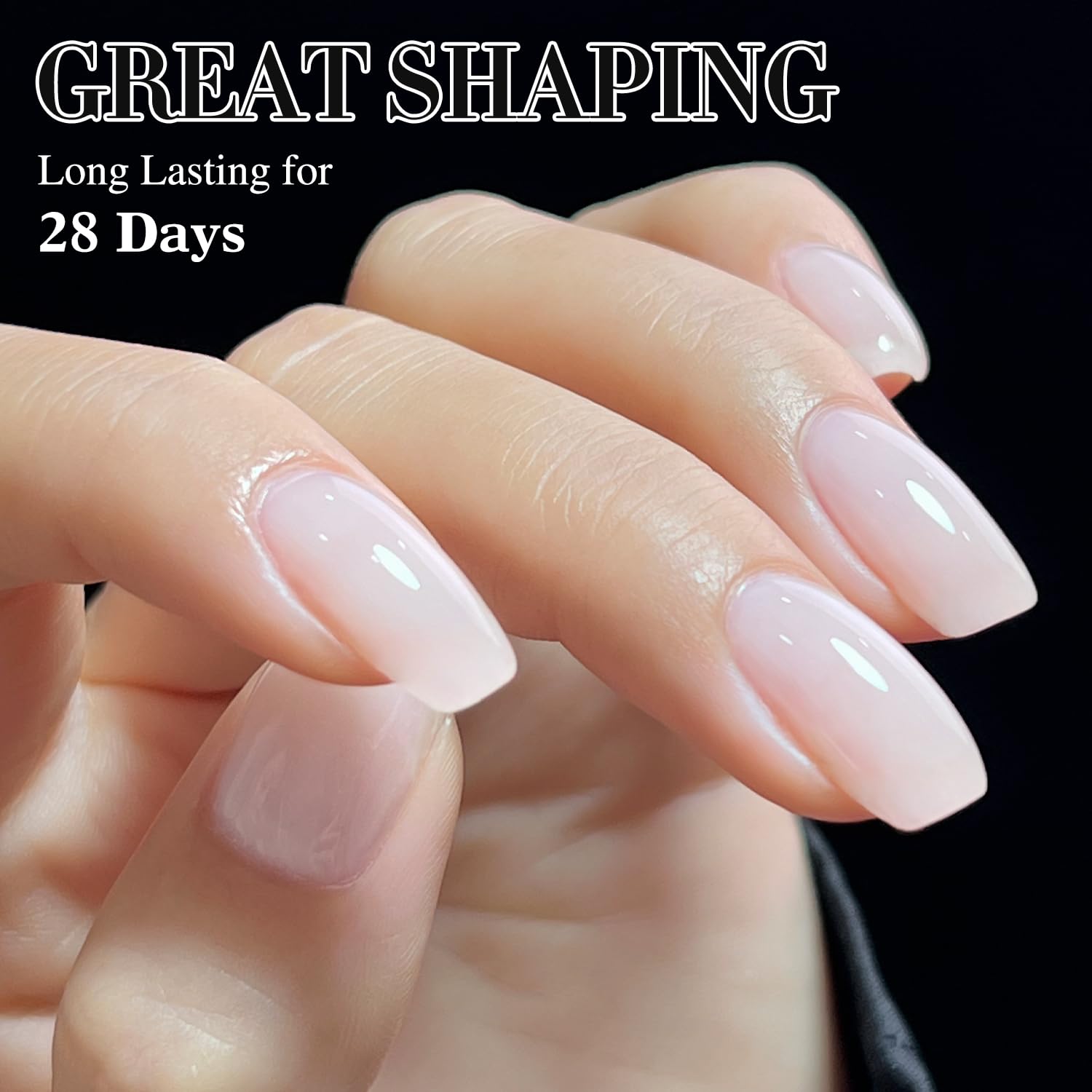 Colocación de adornos en uñas usando gel Double Rhythm.