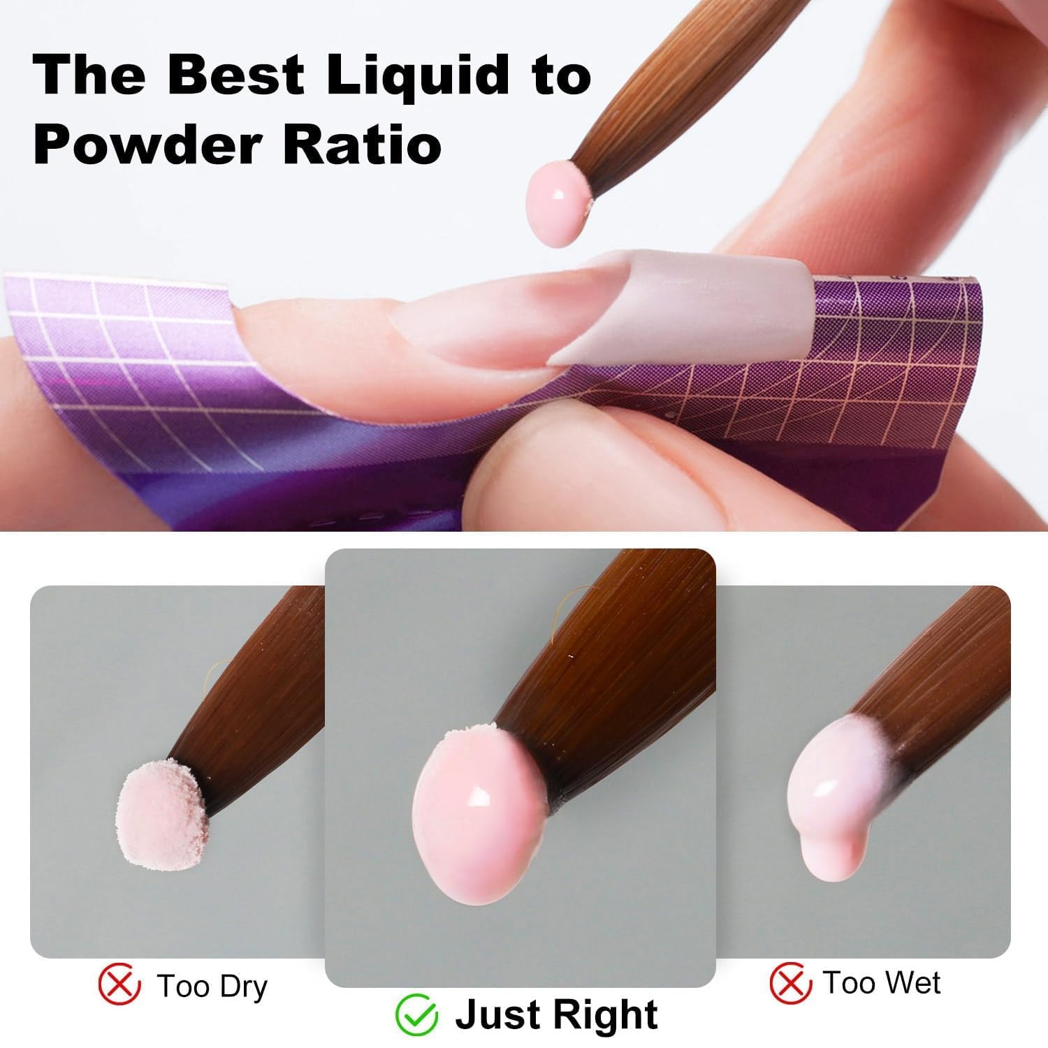 DouborQ formas de uñas y decoraciones para personalizar diseños