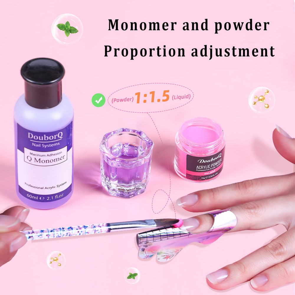 DouborQ kit acrilico: bits de limado para perfeccionar la superficie