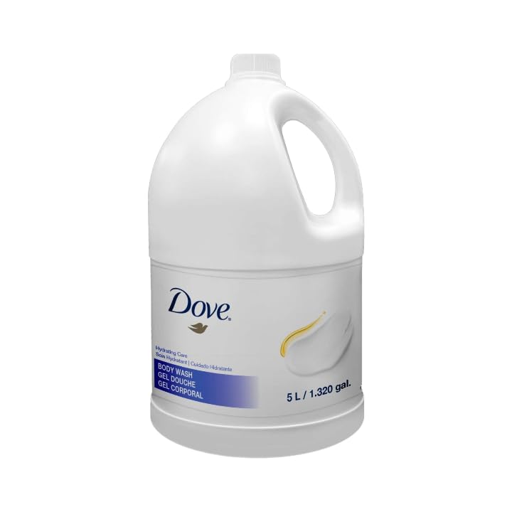 Dove gel de ducha 5-litros PRO en botella recargable para cuidado diario