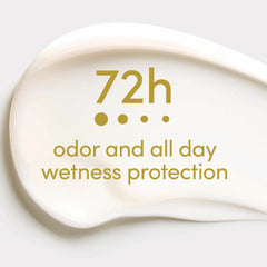 Dove Advanced Care baton-barriere cutanee renforcée, démonstration post-rasage.