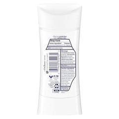 Dove Advanced Care Beauty Finish underarm application shown for smooth glide.
