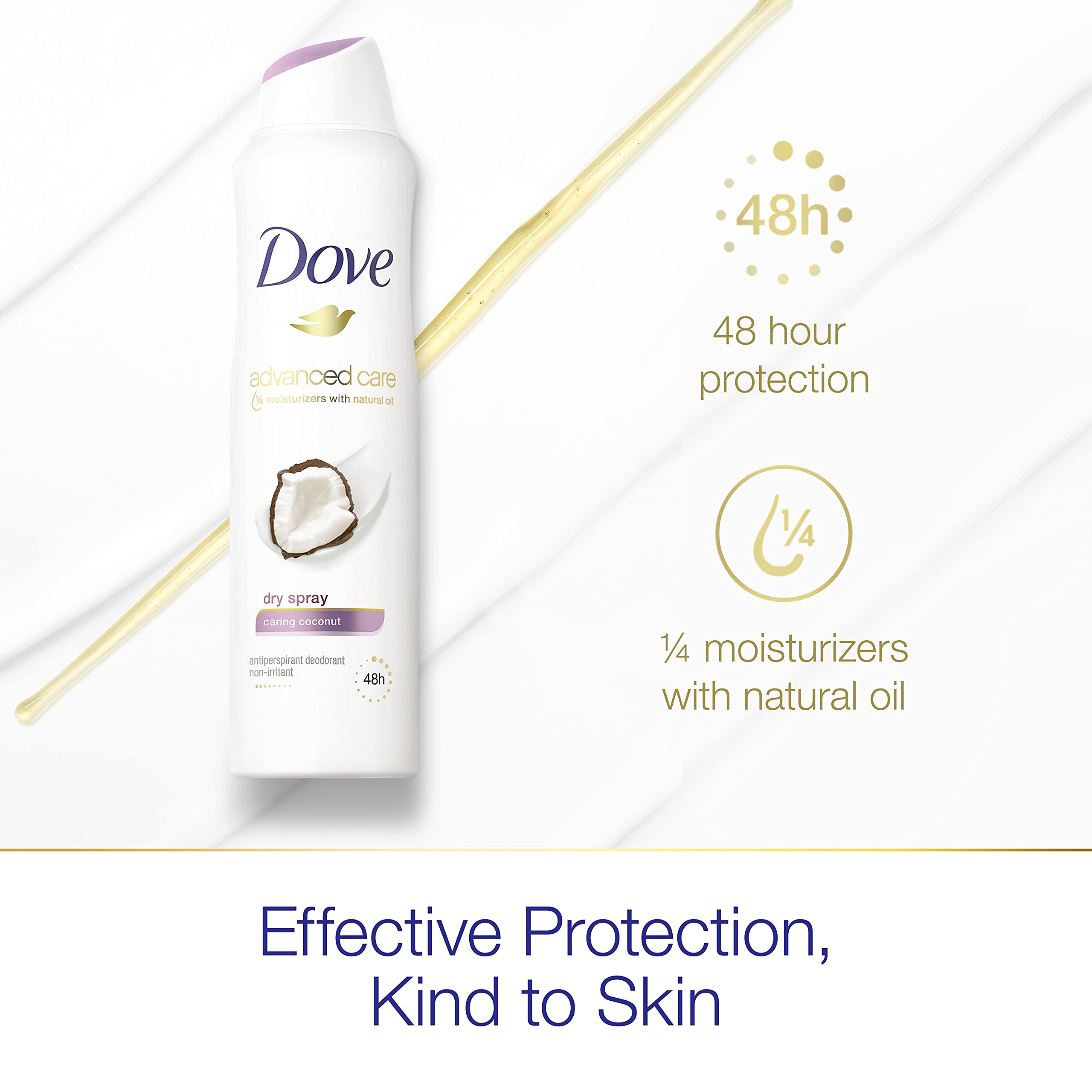 Dove Cuidado Avanzado Coco: aroma floral-frutal con coco.