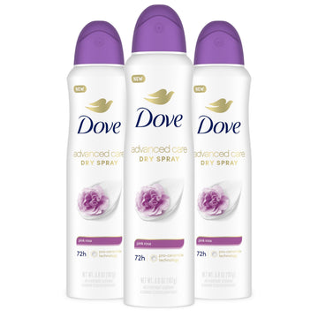 Dove Advanced Care Desodorante en aerosol rosa ofrece protección 72 h para axilas secas y frescas