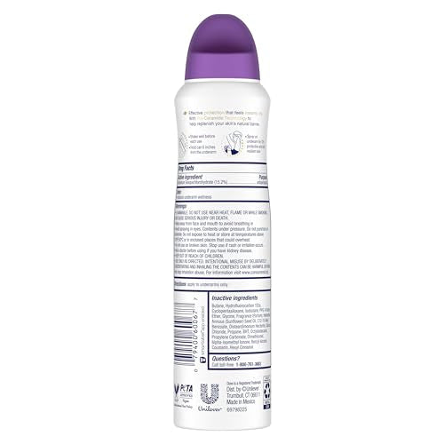 Fragancia floral rosa de Dove Advanced Care para un aroma suave