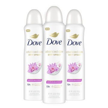 Dove Advanced Care Waterlily Sakura Blossom atomizador, aplicación suave.
