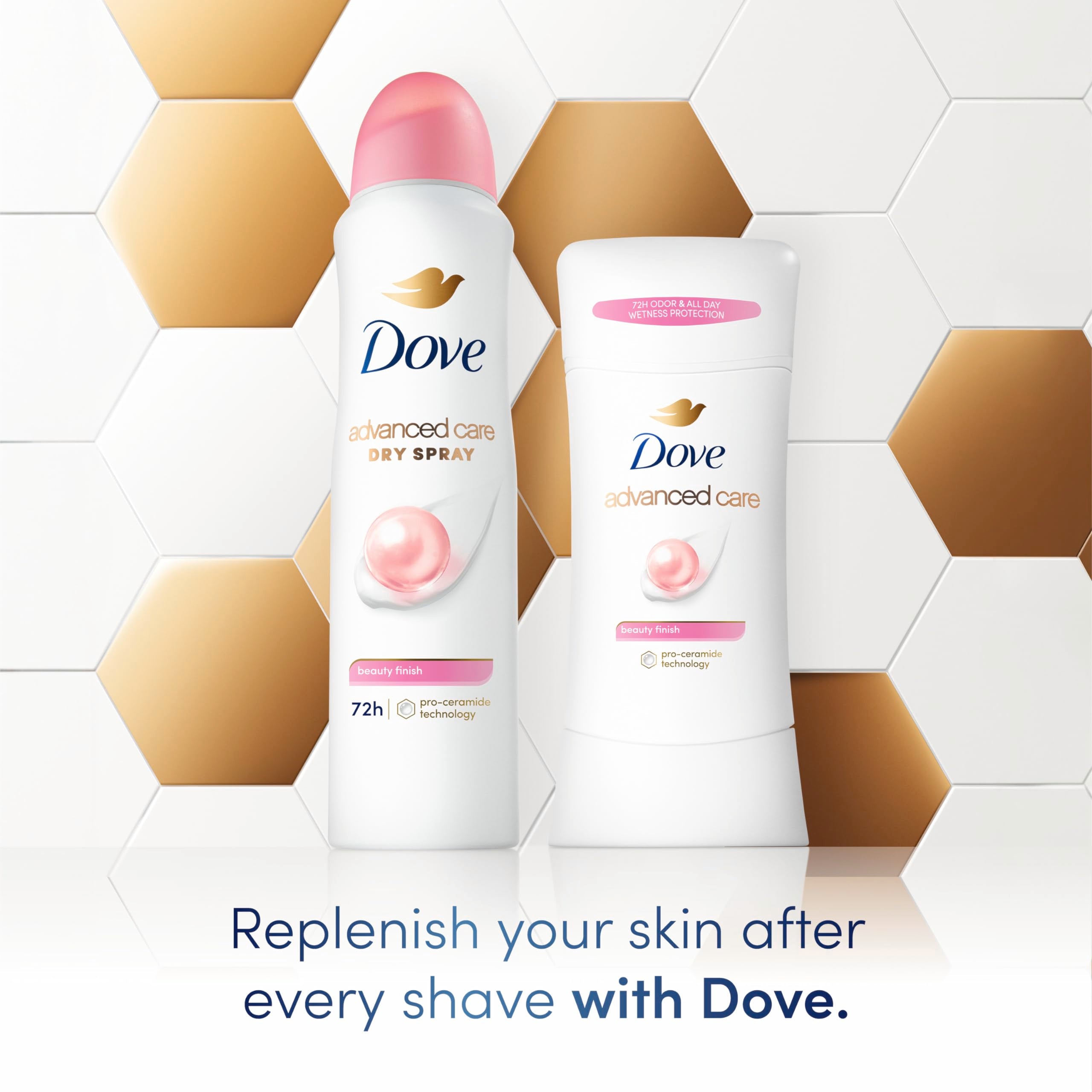 Dove protección 72 h frente al sudor y el olor para días activos