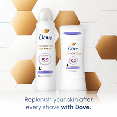 Dove Advanced Care Sheer Fresh: textura suave que se absorbe rápido.