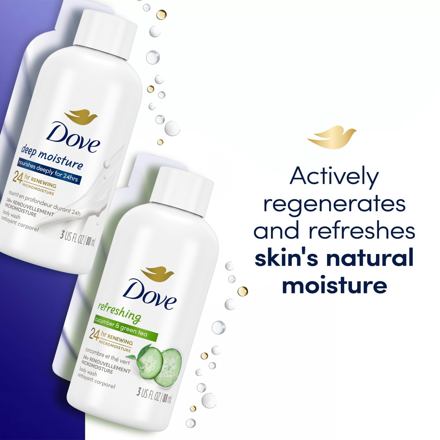 Dove Bano Cuerpo Espuma Cremosa: limpieza suave con crema hidratante