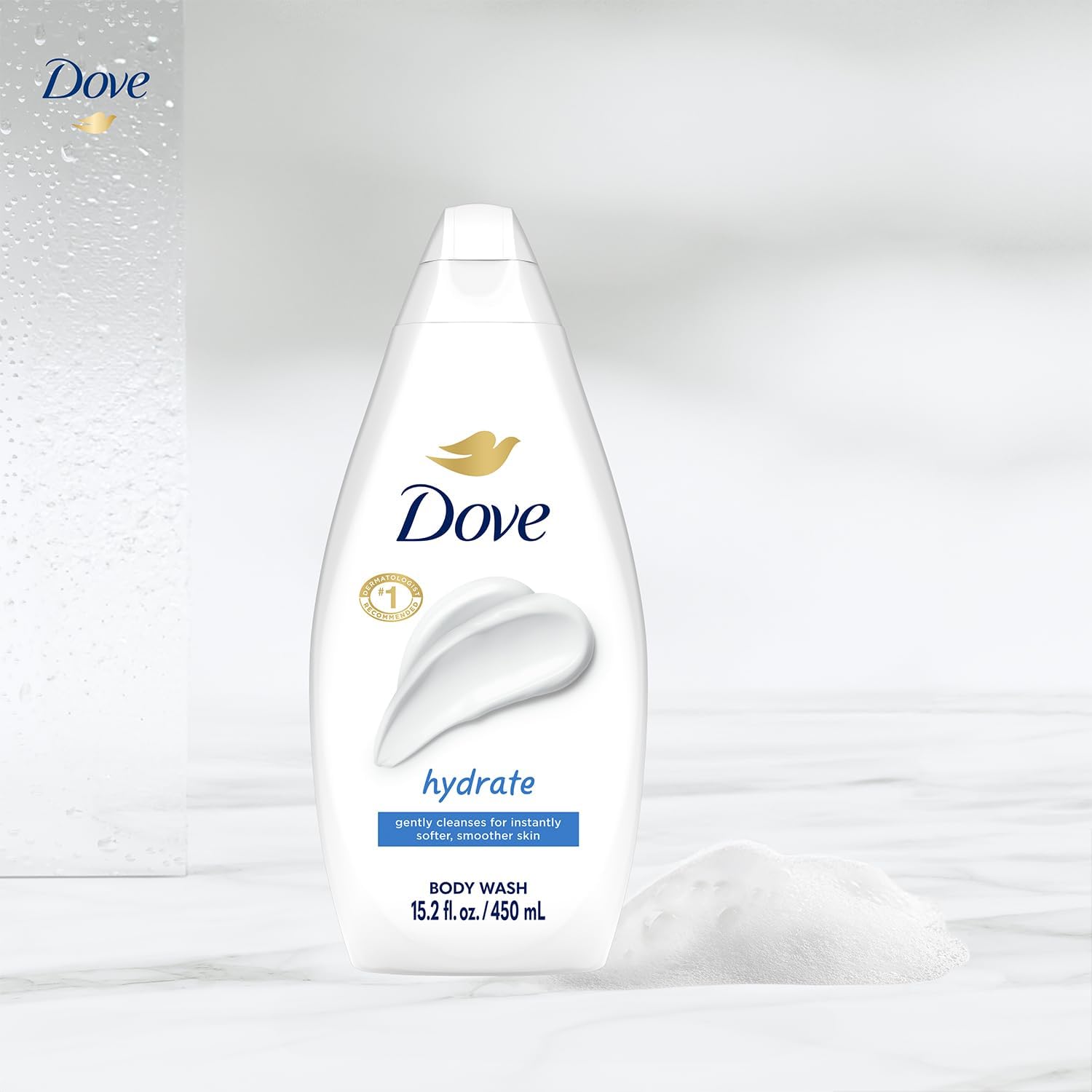 Dove Hydrate, fórmula sin sulfatos cuida la piel sin resecar.