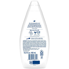 Dove Hydrate, espuma cremosa que suaviza la piel al ducharse.