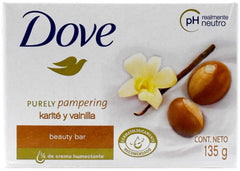 Barra Dove belleza refrescante con aroma vigorizante para piel limpia y fresca.