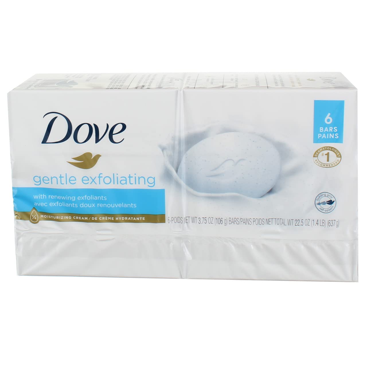 Dove certificado libre de crueldad PETA, símbolo de compromiso ético.