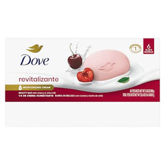Dove Beauty Bar Cherry and Chia Milk highlights the 1/4 moisturizing cream.