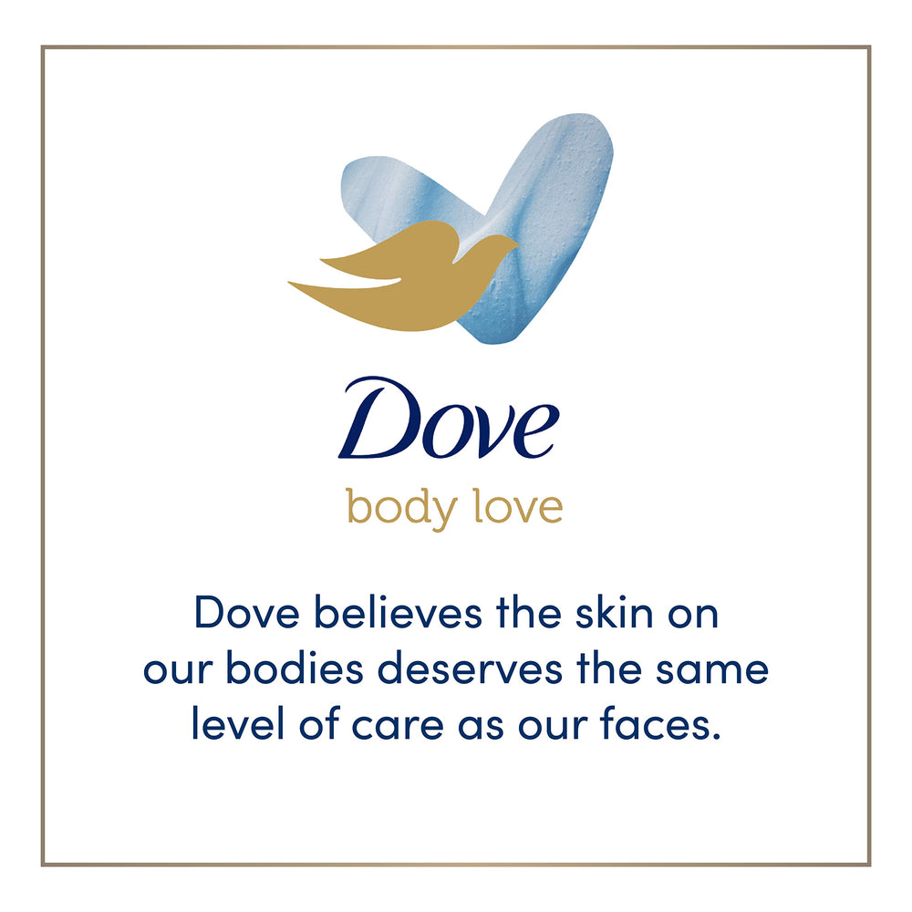 Dove Body Love Fragancia suave notas salvia blanca vainilla bambú