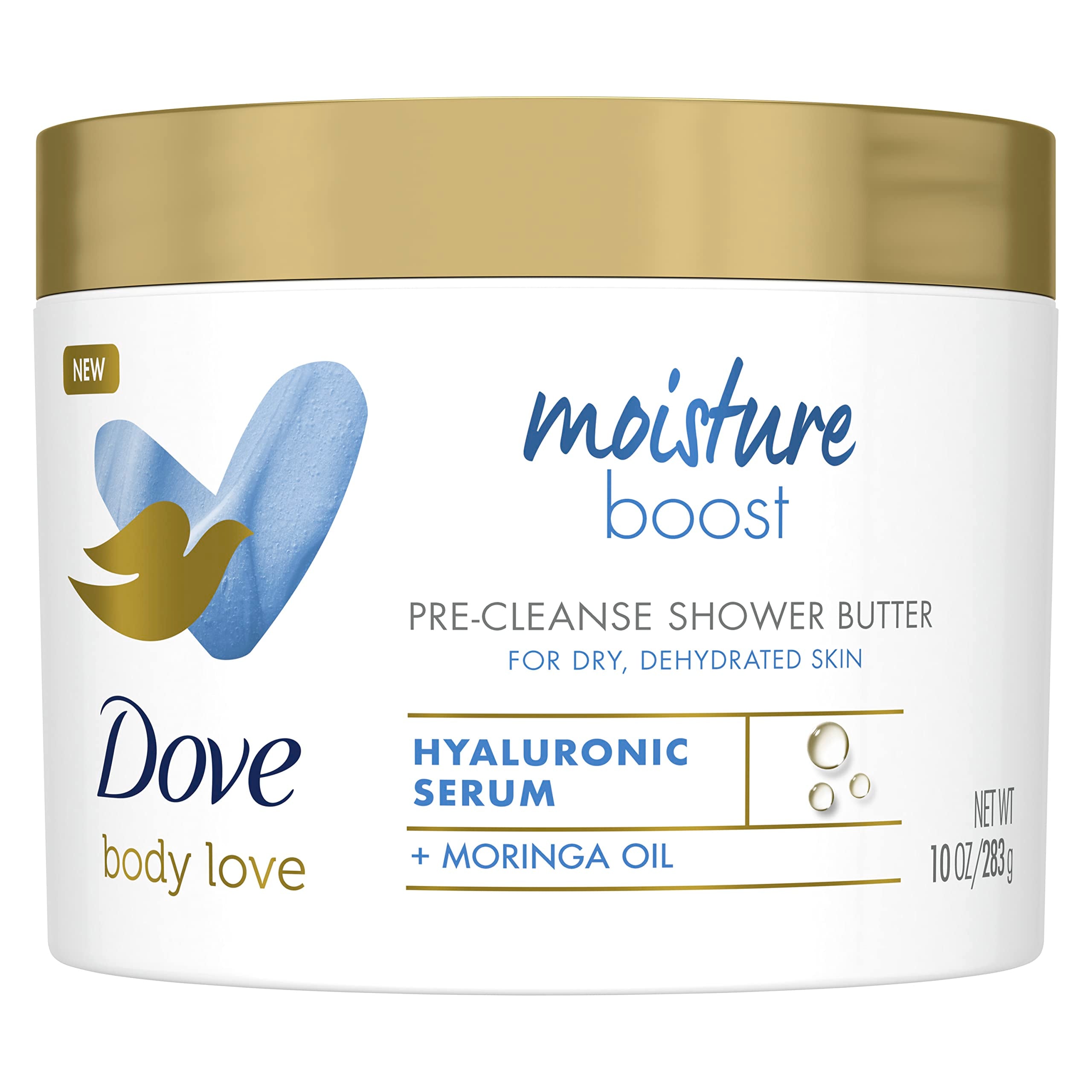 Dove Body Love Prelimpieza mantequilla sedosa para hidratar la piel
