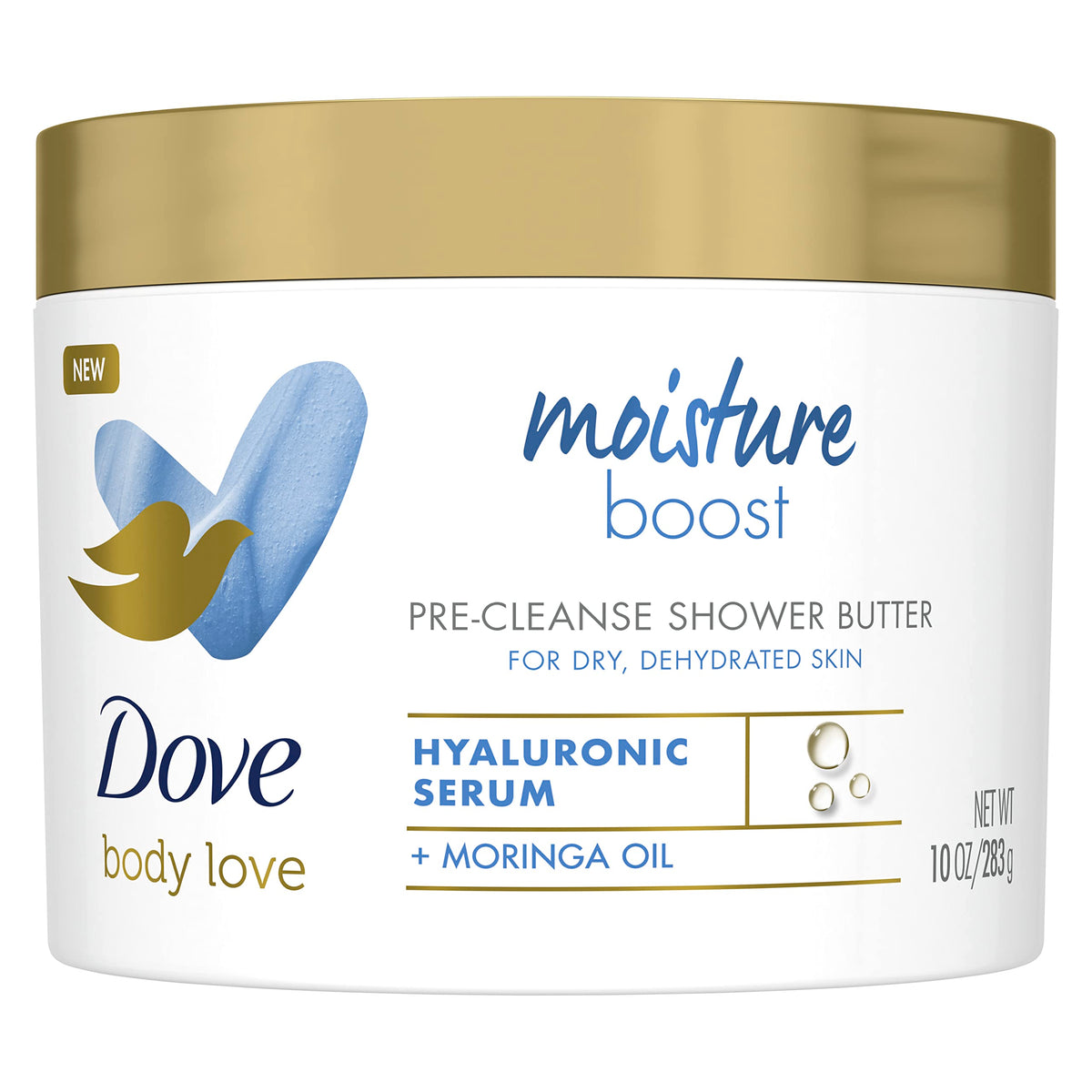 Dove Body Love Prelimpieza mantequilla sedosa para hidratar la piel