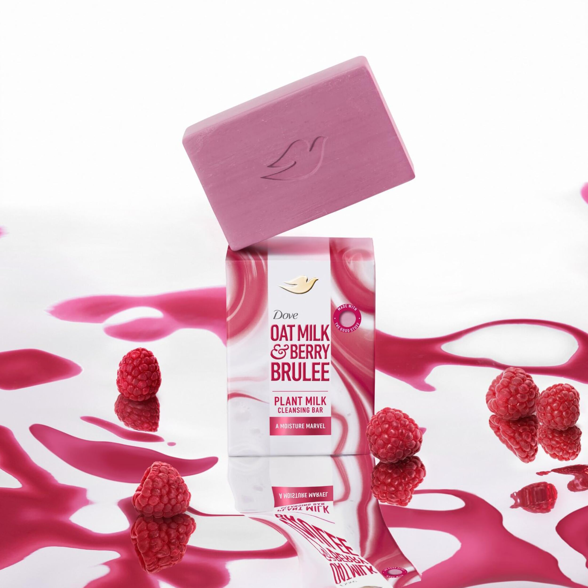 Dove bar formula free of sulfates and parabens supports gentle skin care.