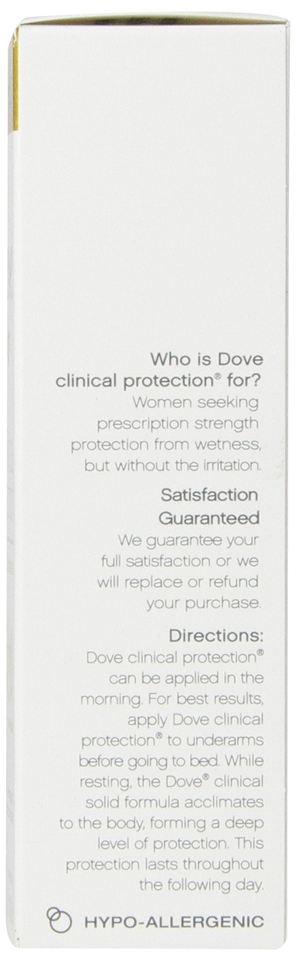 Aplicación en axilas con Dove Clinical Protection Cool Essentials, fórmula suave.