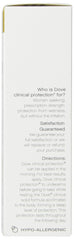 Aplicación en axilas con Dove Clinical Protection Cool Essentials, fórmula suave.